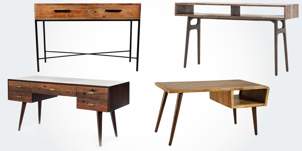 20 Best Reclaimed Wood Desks & Salvaged Wood Work Desks