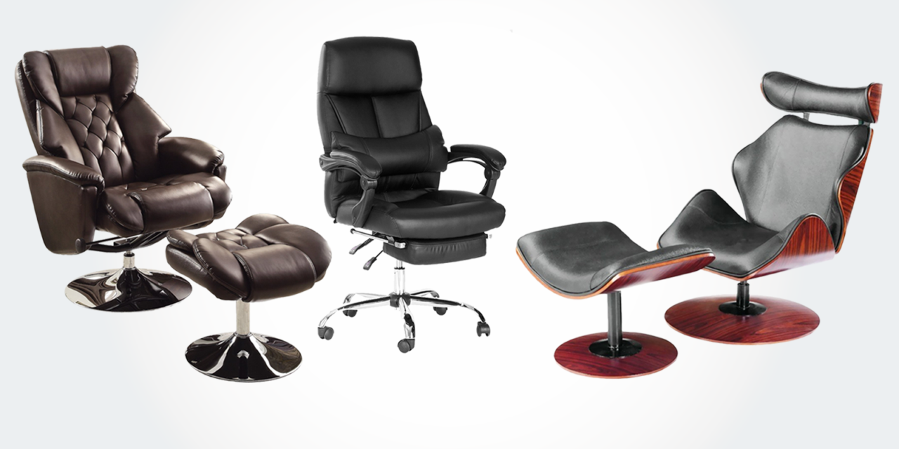 12 Best, Modern, Most Comfortable Reclining Office Chairs + Footrests