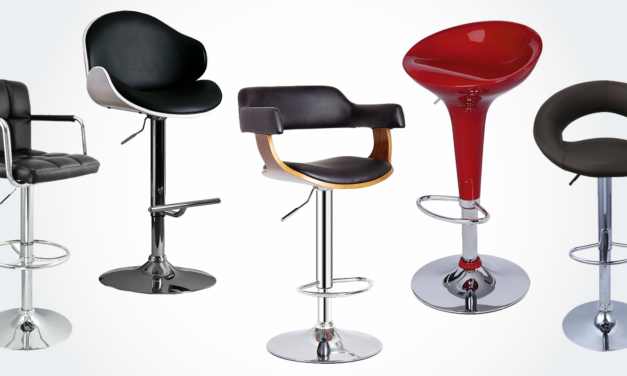 12 Best Modern Swivel Bar Stools with Back + Adjustable + Arms